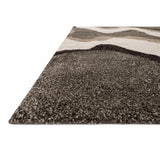 Sydney Ivory Tan Multi Waves Area Rug — detail view 1