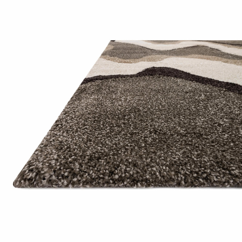 Sydney Ivory Tan Multi Waves Area Rug