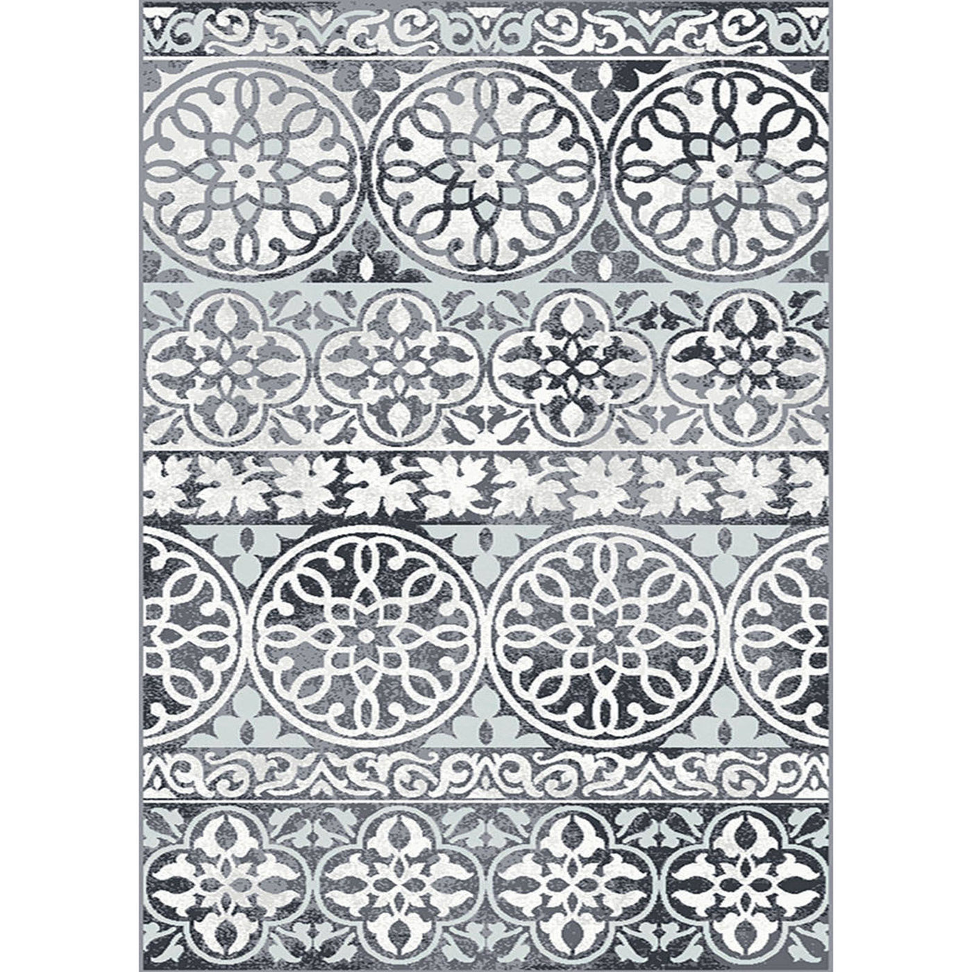 Fredrika Smoke Woven Shag Accent Rug