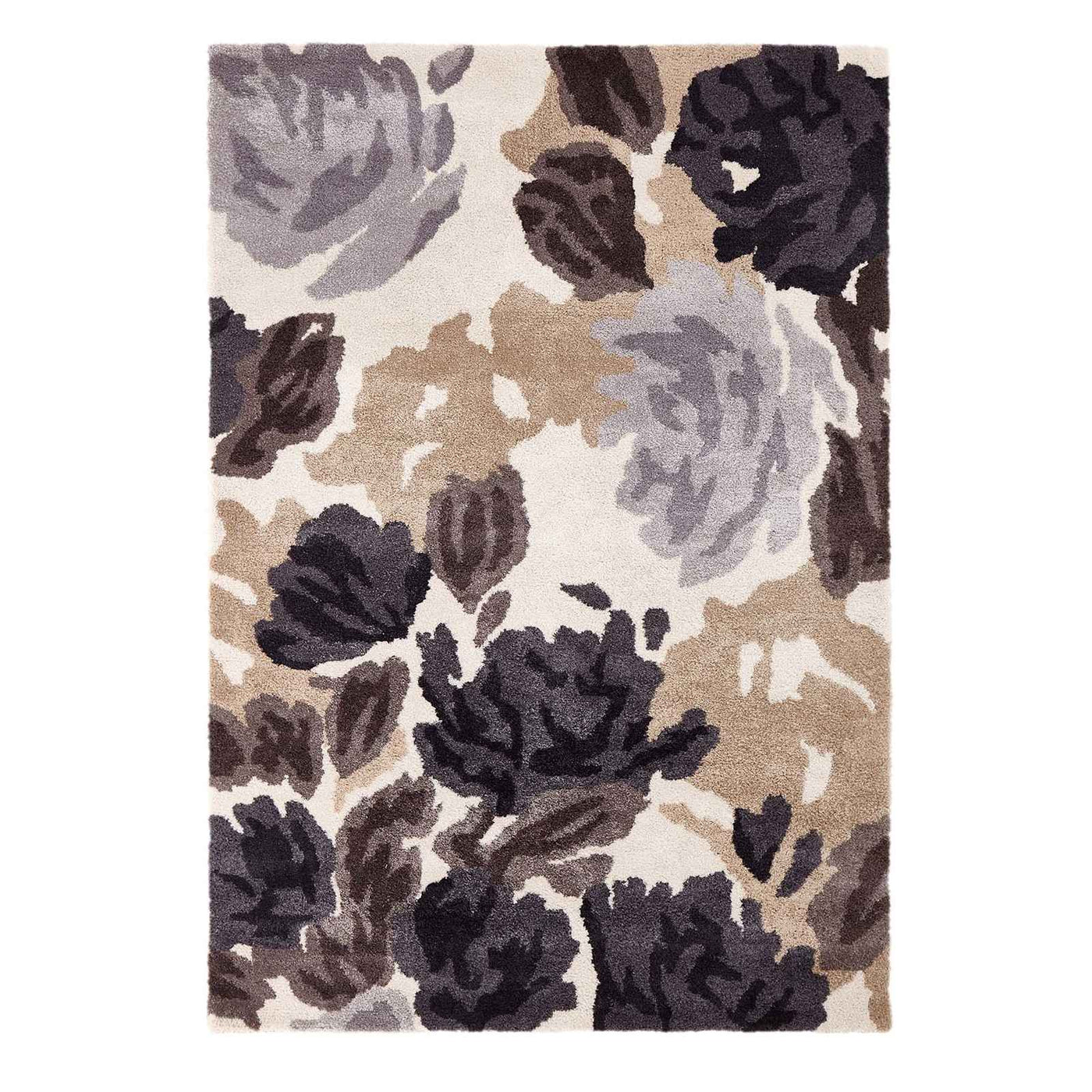 Natural Soft Touch Floral Area Rug