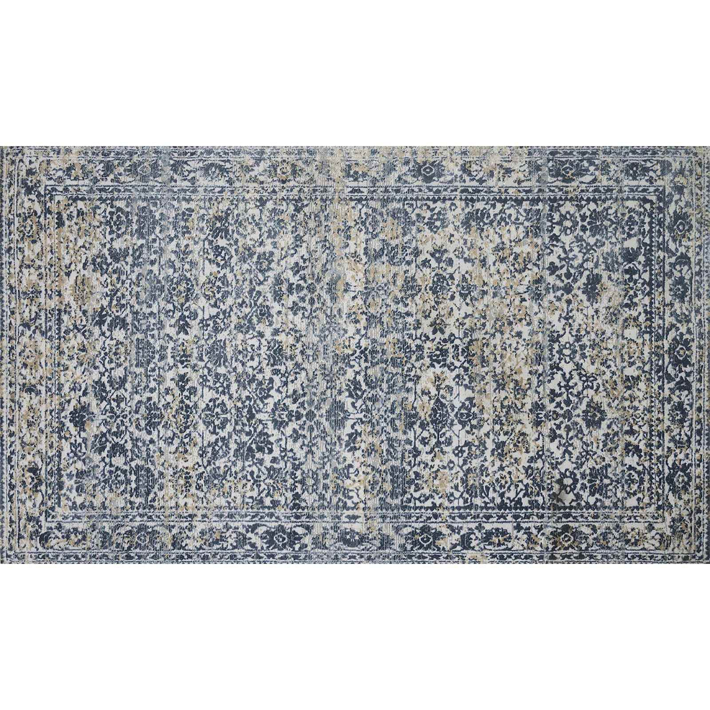 Providence Venice Distressed Look Blue Accent Rug
