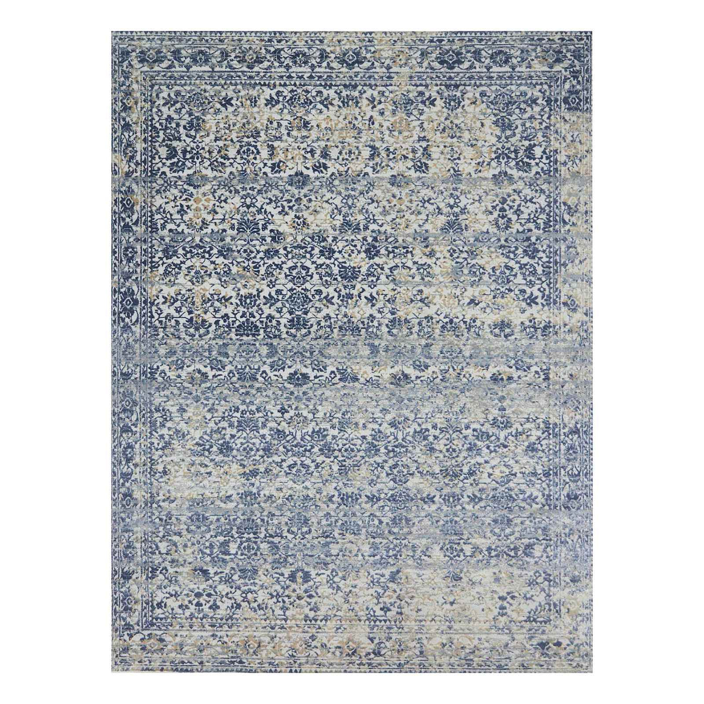 Providence Venice Distressed Look Blue Area Rug