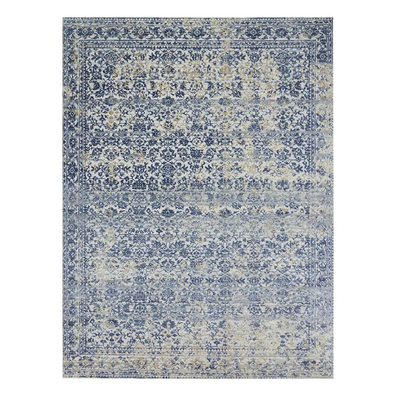 Providence Venice Distressed Look Blue Area Rug
