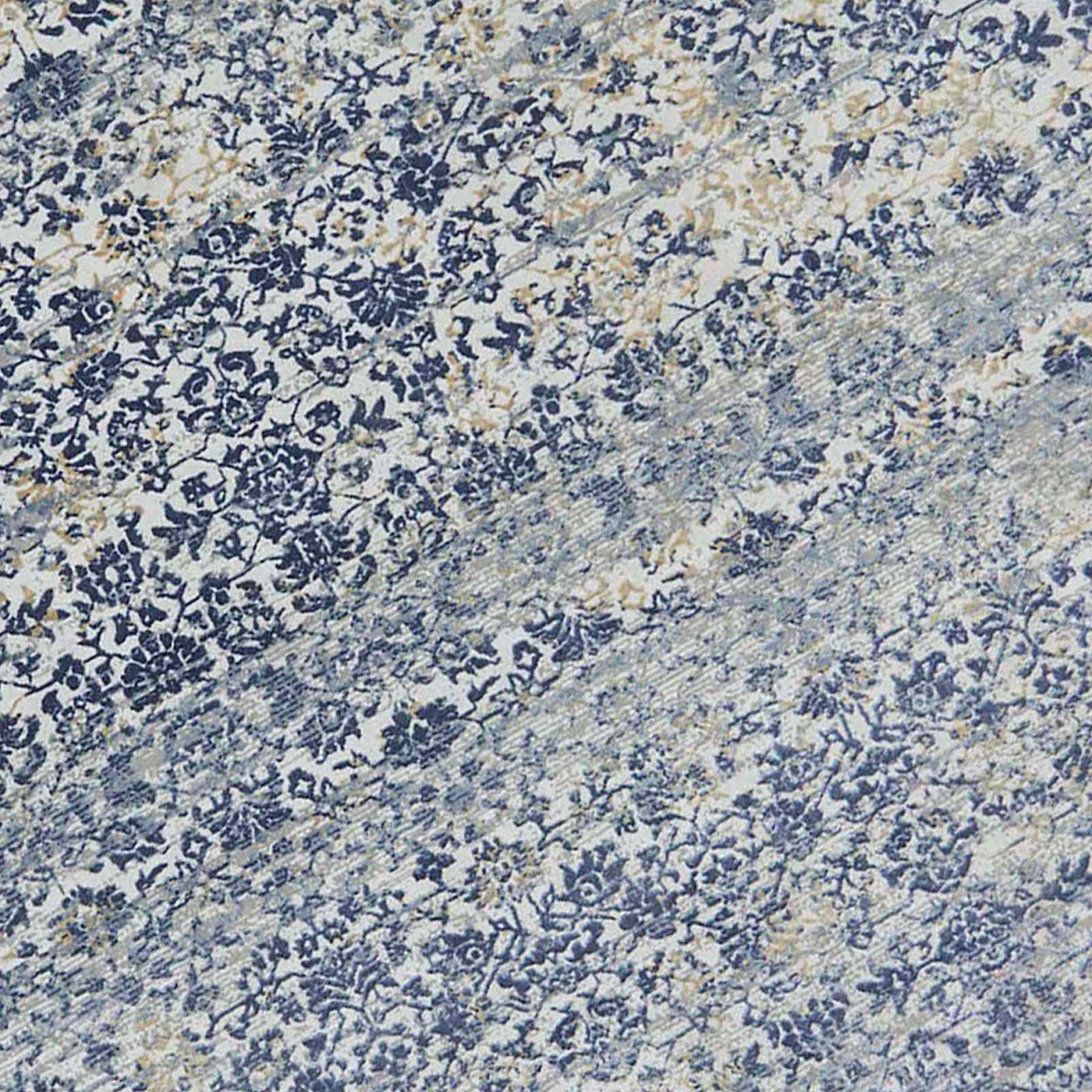 Providence Venice Distressed Look Blue Area Rug — detail view 2