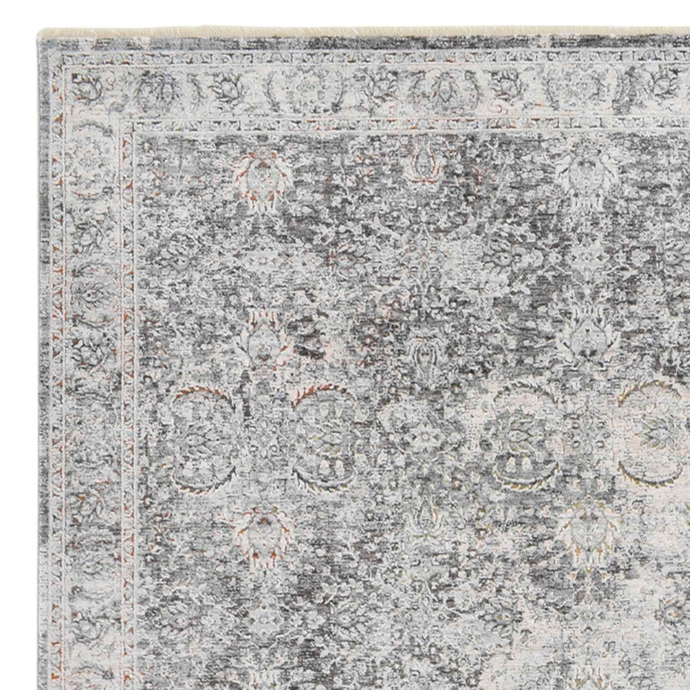 Belisima Multicolor Border Area Rug — detail view 2