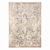 Cliff Grey Vintage Medallion Area Rug