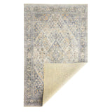 Honeybloom Penelope Grey Diamond Distressed Look Area Rug — detail view 1