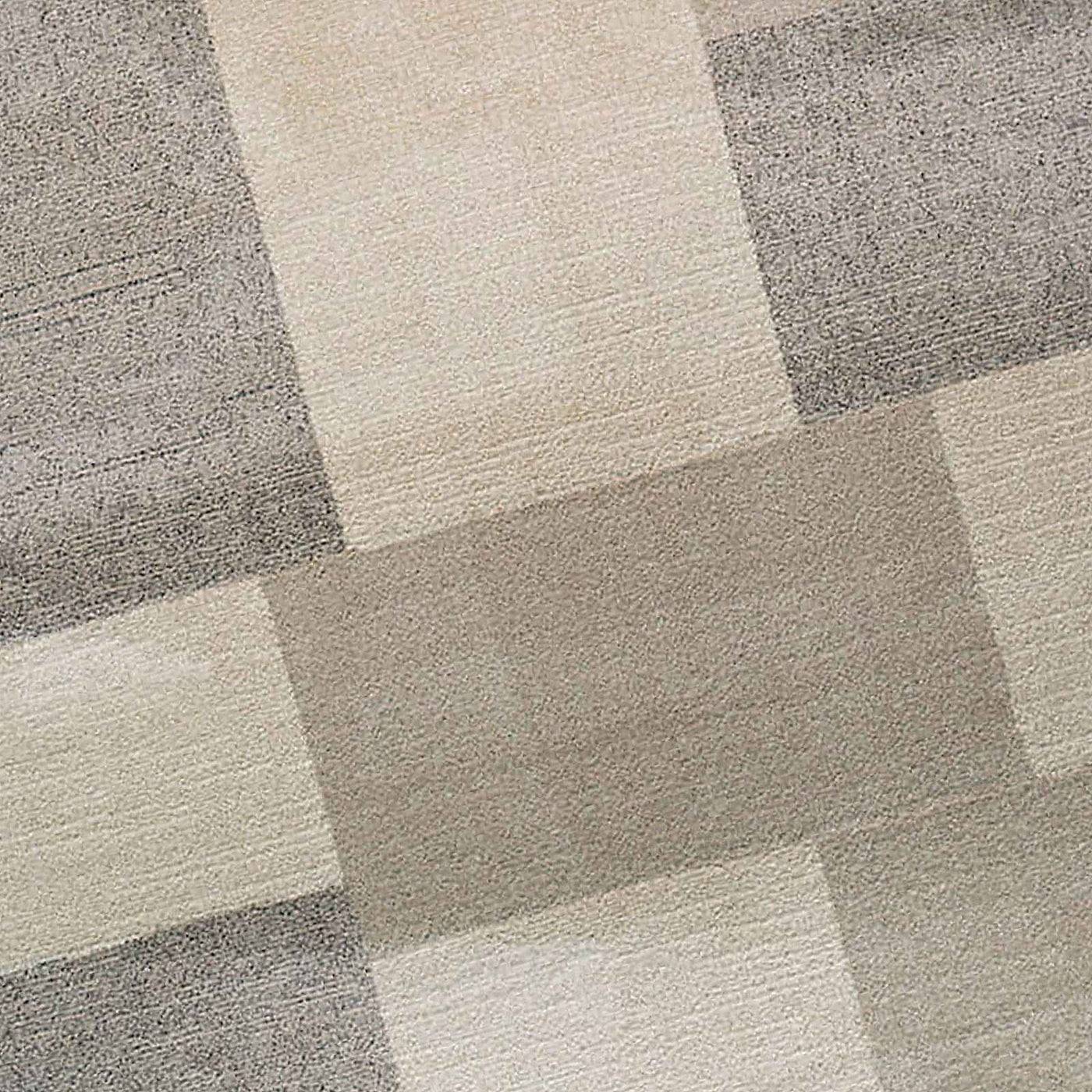 Siroc Neutral Blocks Area Rug — detail view 1