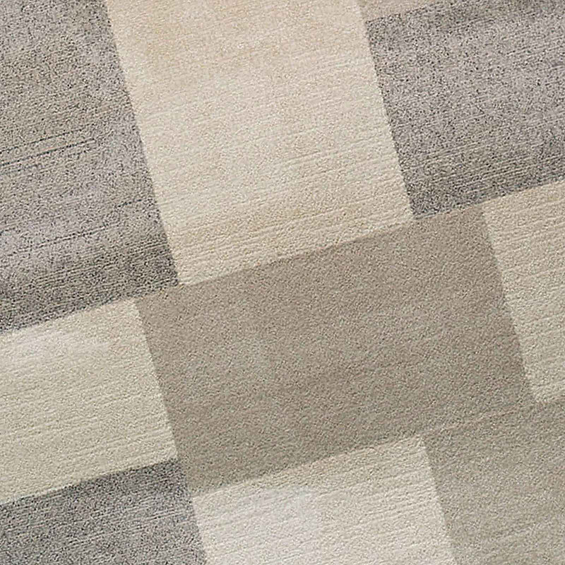 Siroc Neutral Blocks Area Rug