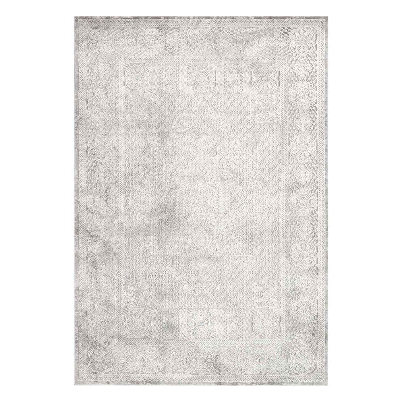 Found Fable Infinity Grey Area Rug