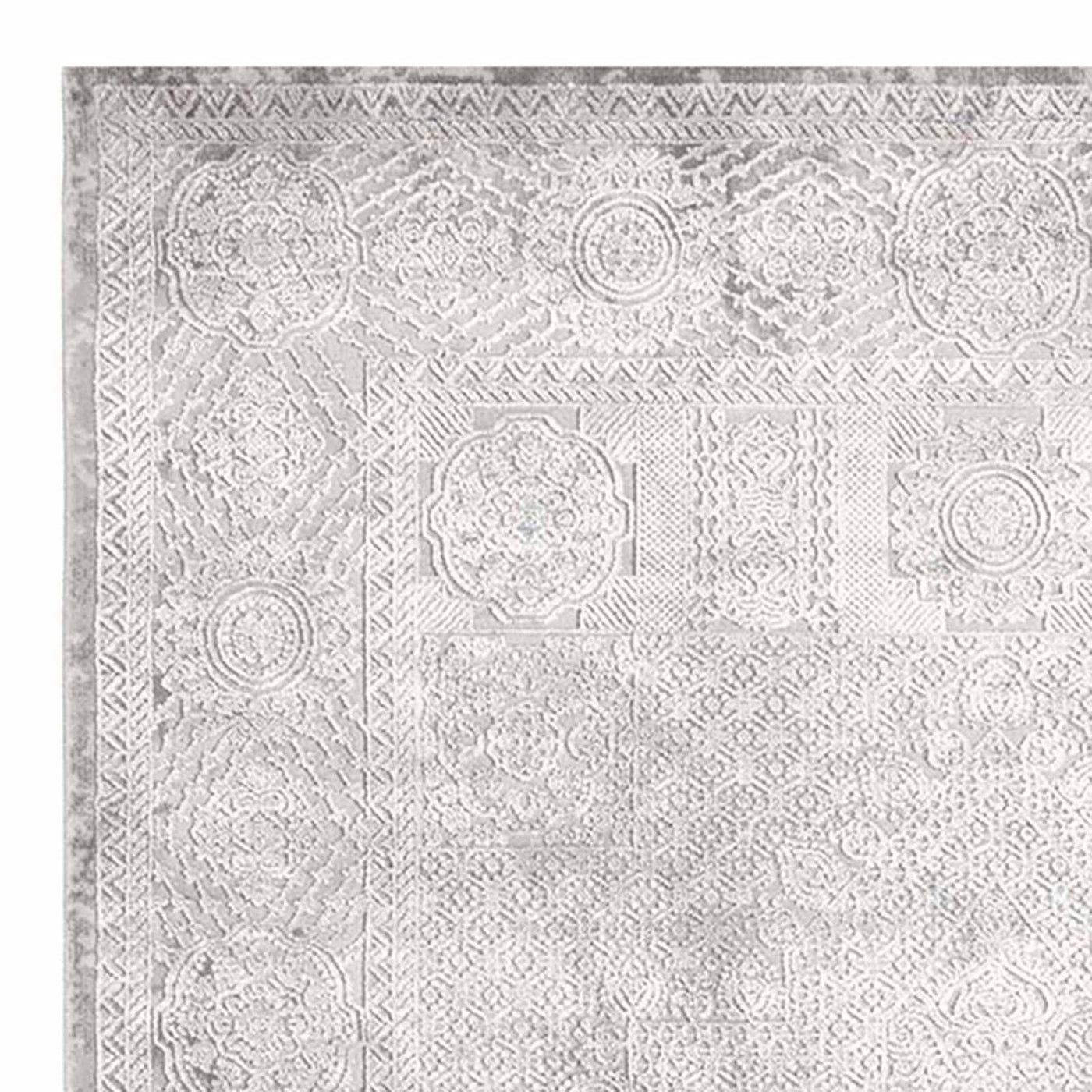 Found Fable Infinity Grey Area Rug — detail view 1