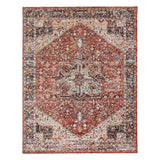 Capstone Rust Traditional Design Area Rug