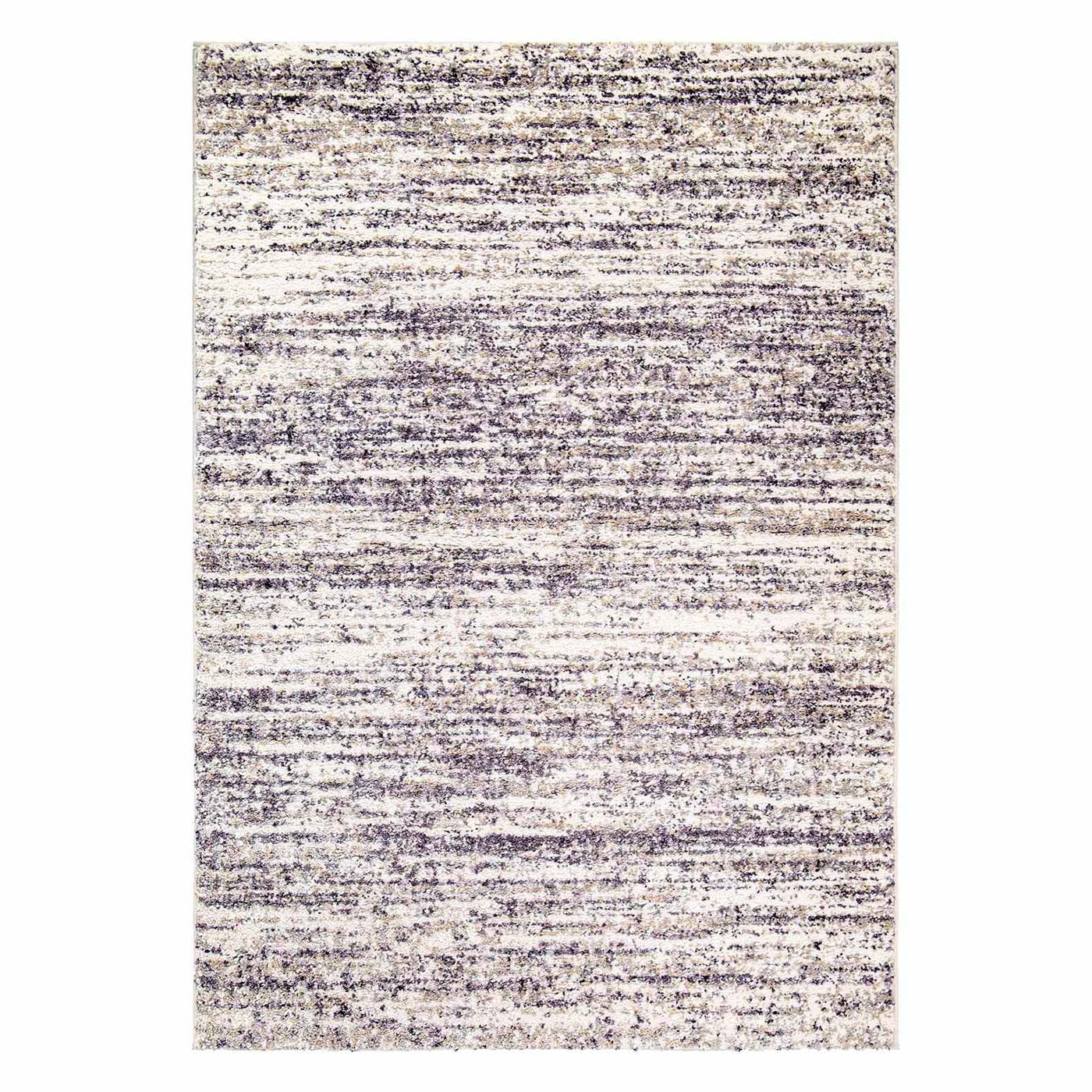 Heather Fields Light Taupe Shag Area Rug
