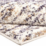 Heather Fields Light Taupe Shag Area Rug — detail view 1