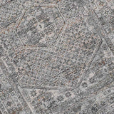 Dark Grey Medallion Area Rug — detail view 1