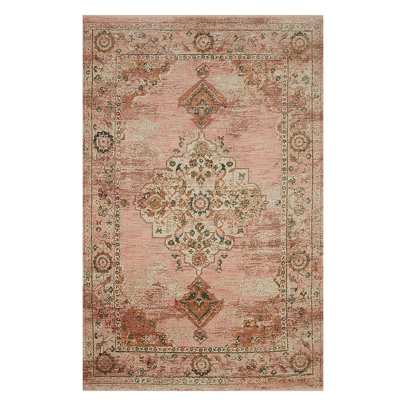 Found Fable Pink Jeweled Medallion Area Rug