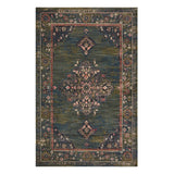 Jewel Green Medallion Area Rug