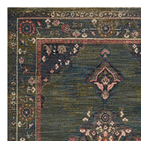 Jewel Green Medallion Area Rug — detail view 2