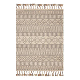 Found Fable Arthur Ivory Grey Accent Rug With Tassels