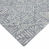 Mercer Grey Diamond Design Area Rug — detail view 1