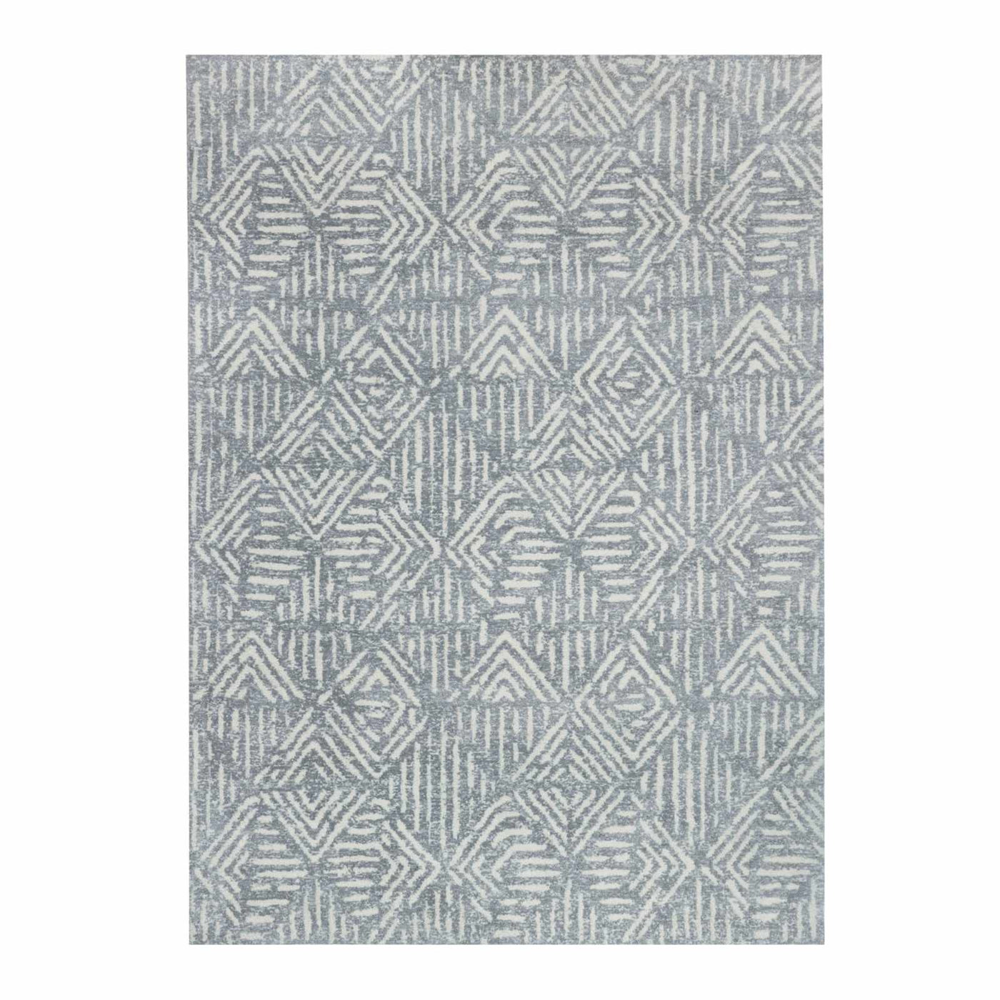 Mercer Grey Diamond Design Area Rug