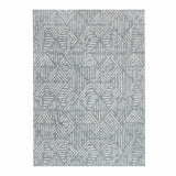 Mercer Grey Diamond Design Area Rug