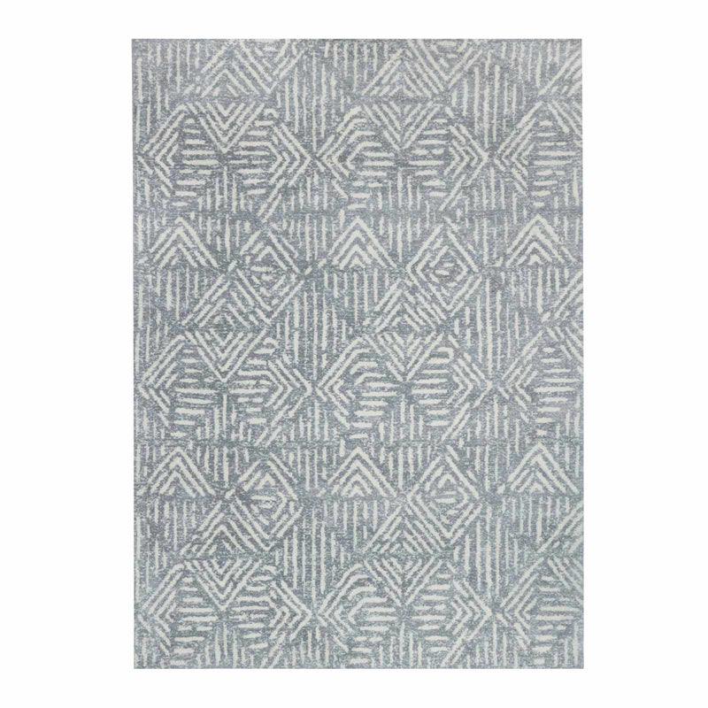 Mercer Grey Diamond Design Area Rug