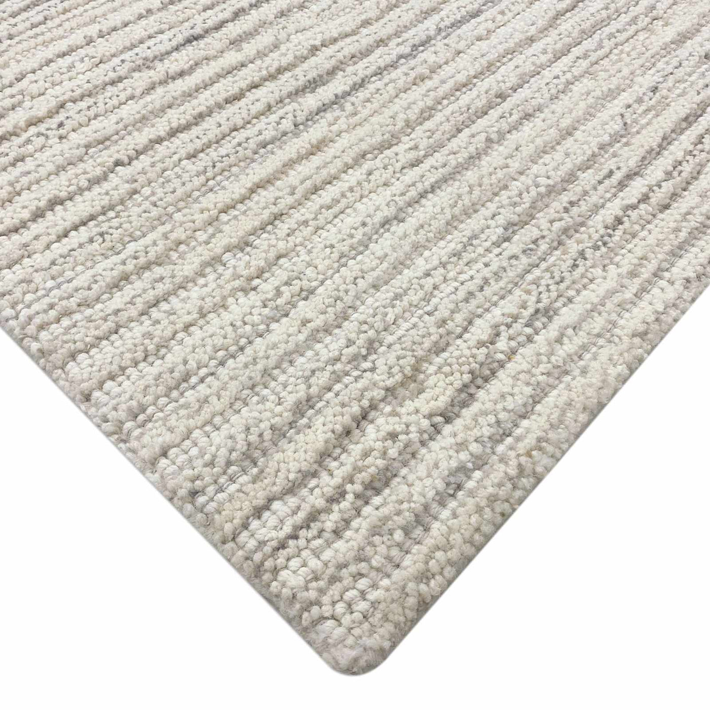 Honeybloom Burns Neutral Woven Area Rug — detail view 1