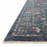 Grace Mitchell Blue Floral Area Rug — detail view 1