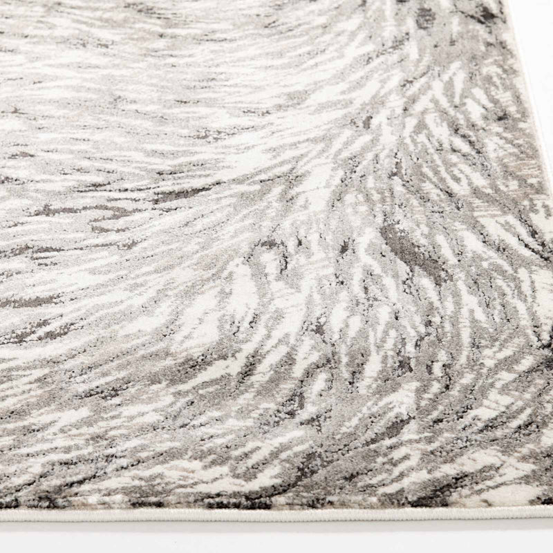 Camden Chandra Grey Abstract Area Rug