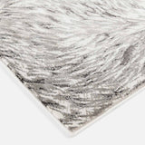 Camden Chandra Grey Abstract Area Rug — detail view 2