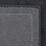 Crosby St. Black Geometric Line Accent Rug — detail view 2