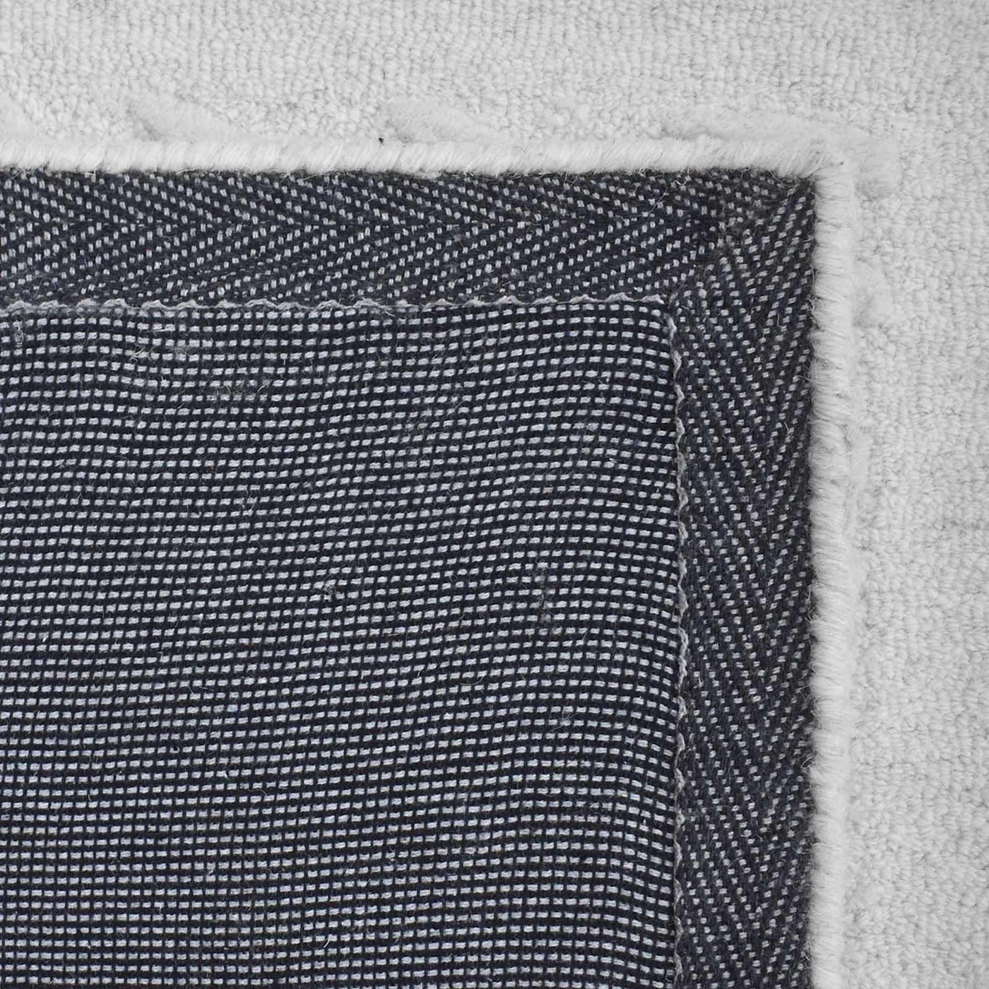 Crosby St. Neutral Palm Accent Rug — detail view 2