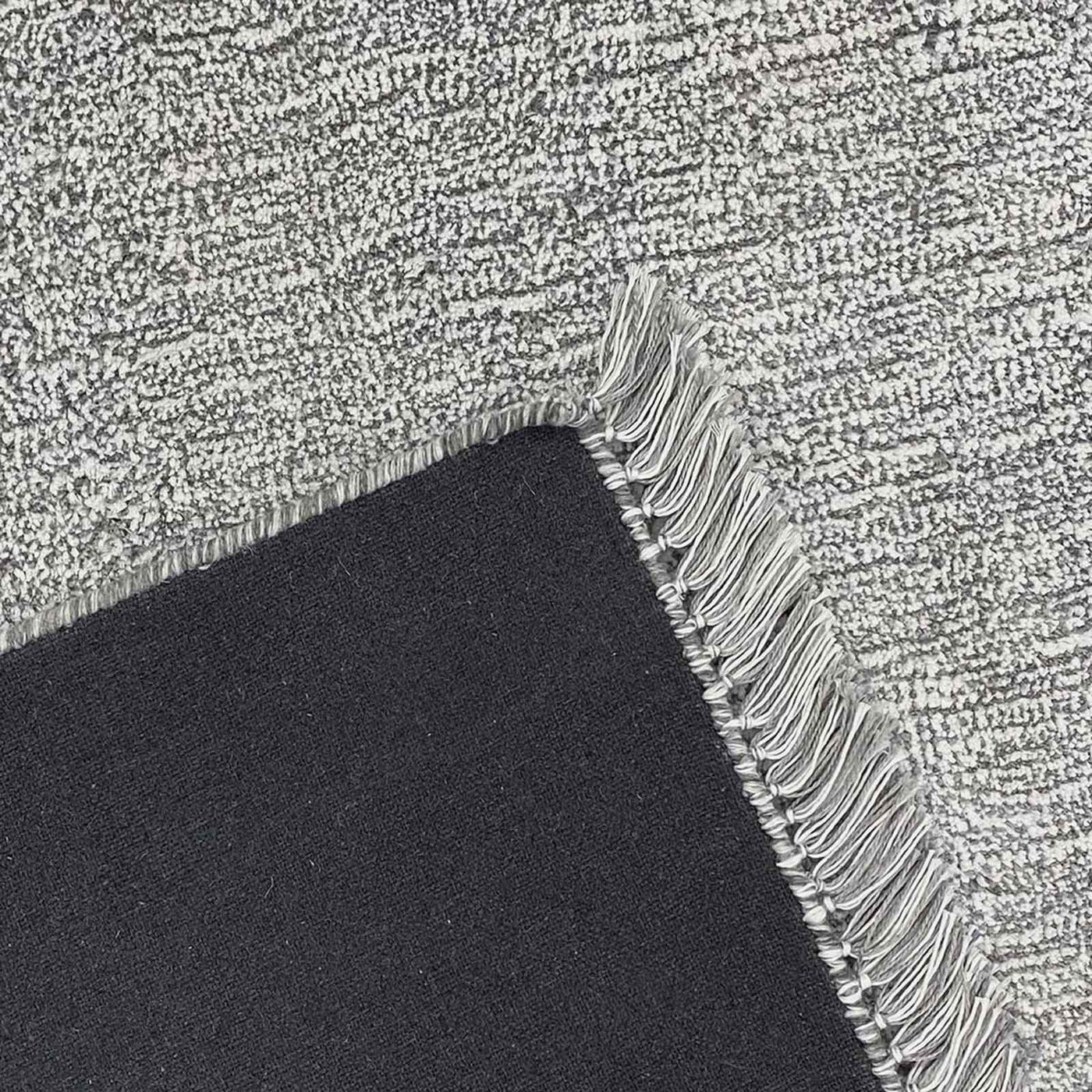 Breton Grey Tufted Area Rug — detail view 2