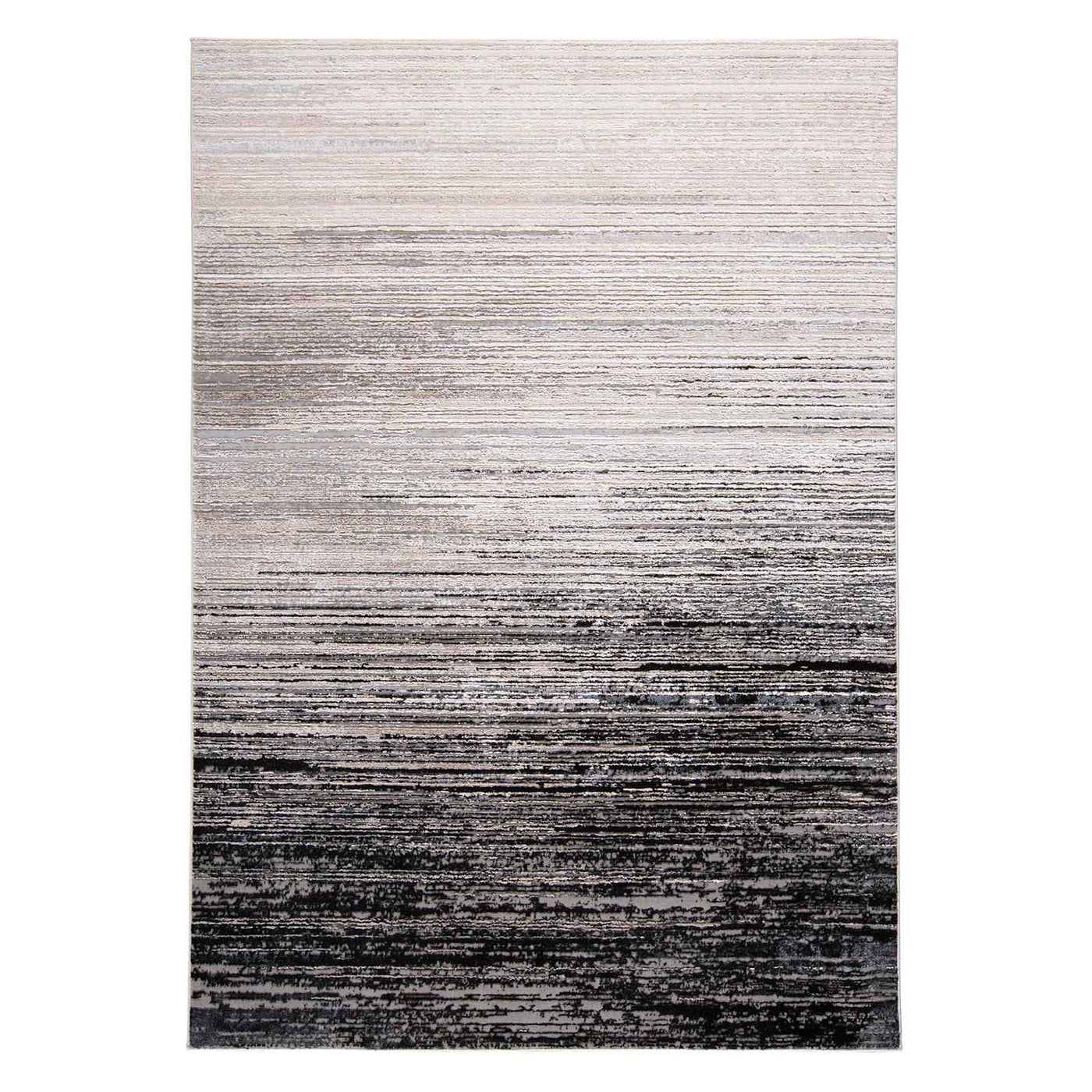 Avalis Grey Black Ombre Accent Rug