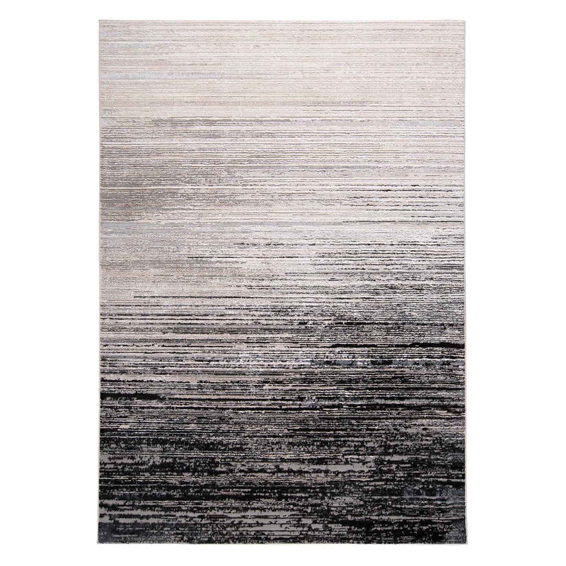 Avalis Grey Black Ombre Accent Rug