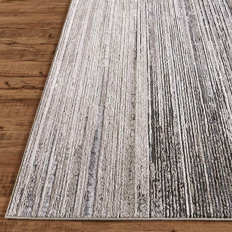Avalis Grey Black Ombre Accent Rug