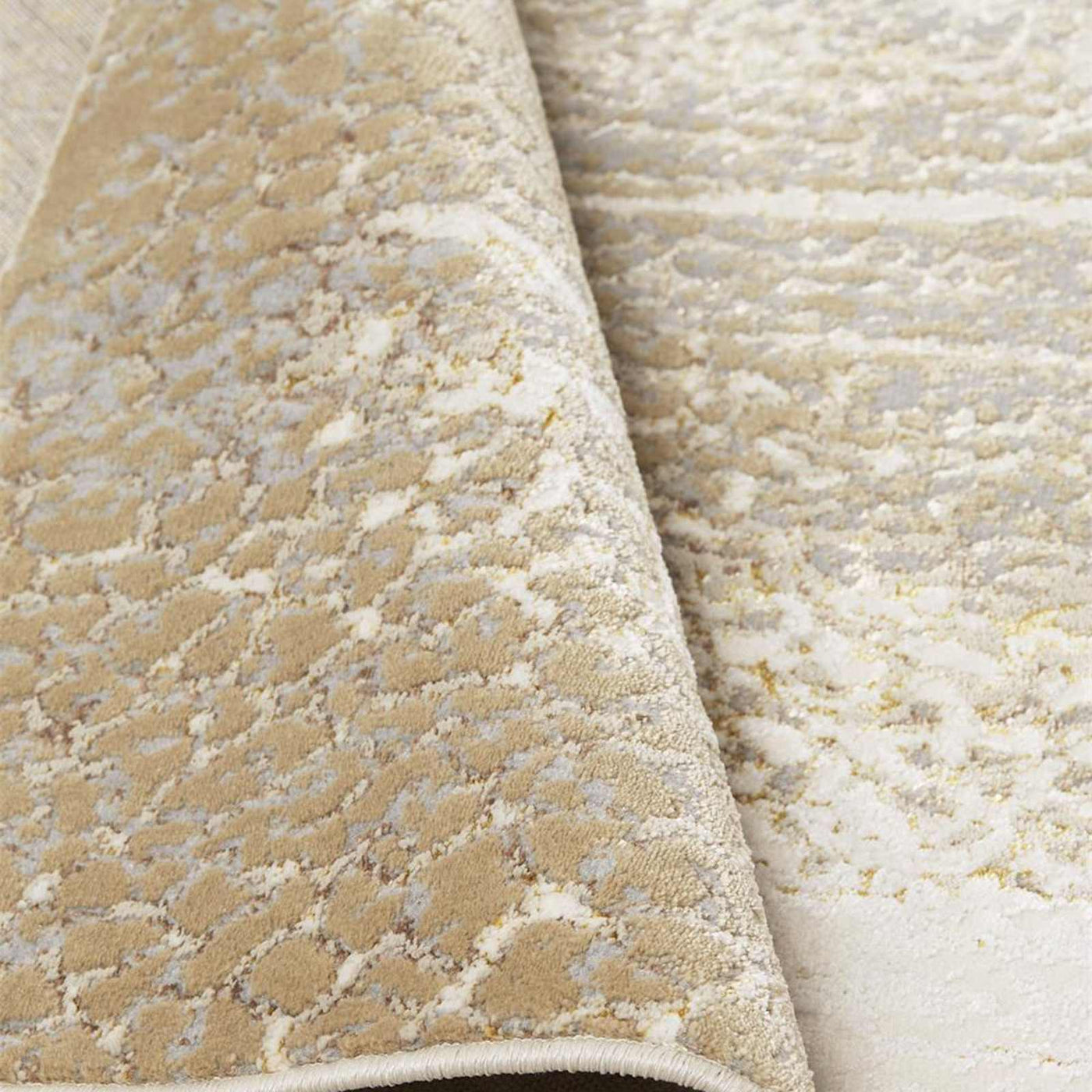 Gresham Gold Abstract Accent Rug — detail view 1