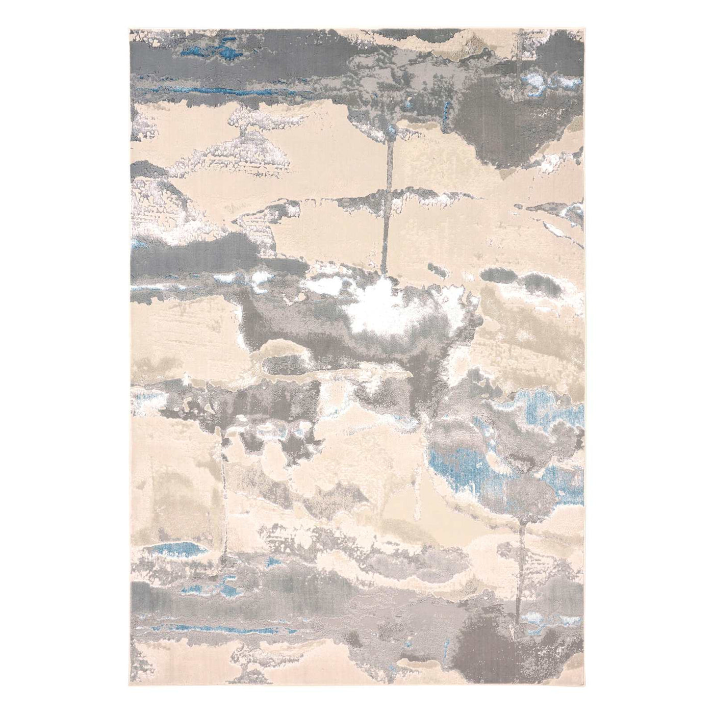 Laila Ali Cavallo Grey Abstract Accent Rug