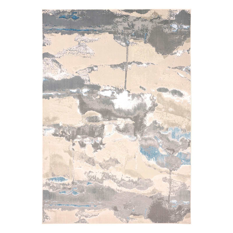 Laila Ali Cavallo Grey Abstract Accent Rug