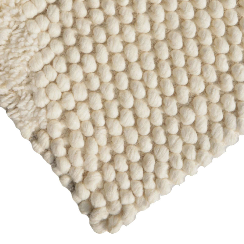 Crosby St. Ivory Half Moon Design Tufted Accent Rug