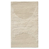 Crosby St. Ivory Half Moon Design Tufted Accent Rug