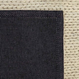 Honeybloom Ivory Chunky Knit Patterned Accent Rug — detail view 2