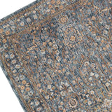 Honeybloom Ballard Blue Floral Medallion Accent Rug — detail view 2