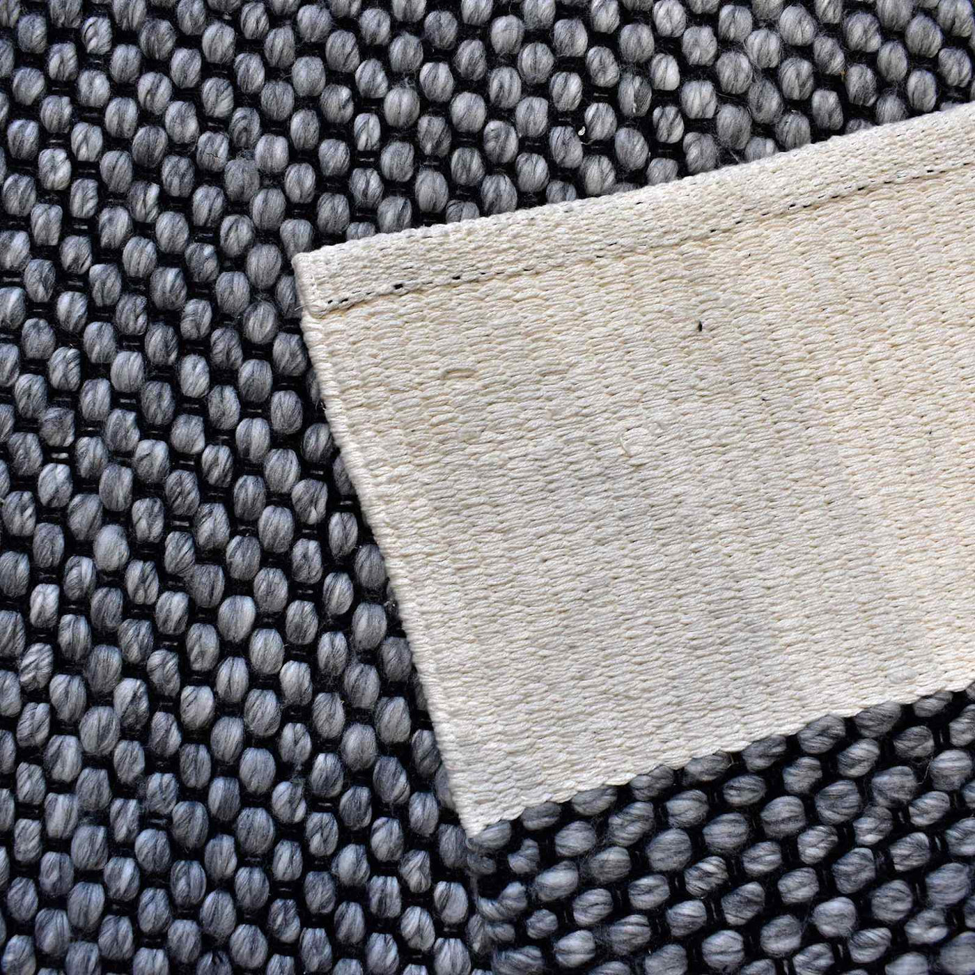 Crosby St. Grey Verve Knotted Woven Accent Rug — detail view 2