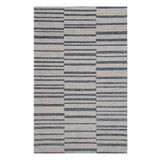 Ty Pennington Owens Blue White Broken Stripe Accent Rug
