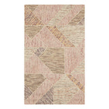 Tracey Boyd Sherman Gold Blush Geo Design Accent Rug