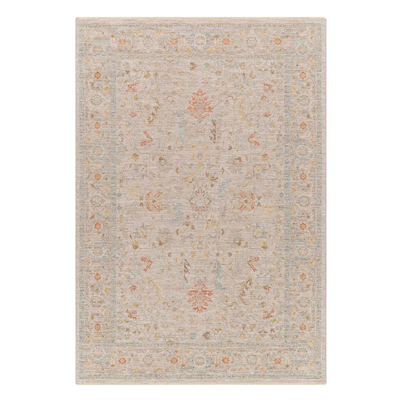Honeybloom Avant Garde Taupe Floral Accent Rug