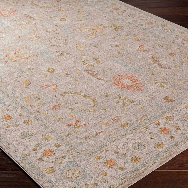 Honeybloom Avant Garde Taupe Floral Accent Rug
