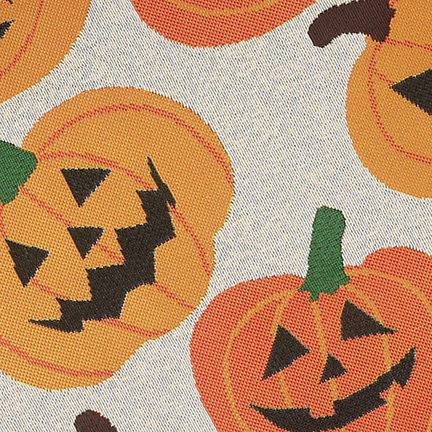 All Over Jack O Lanterns Washable Kitchen Rug — detail view 3